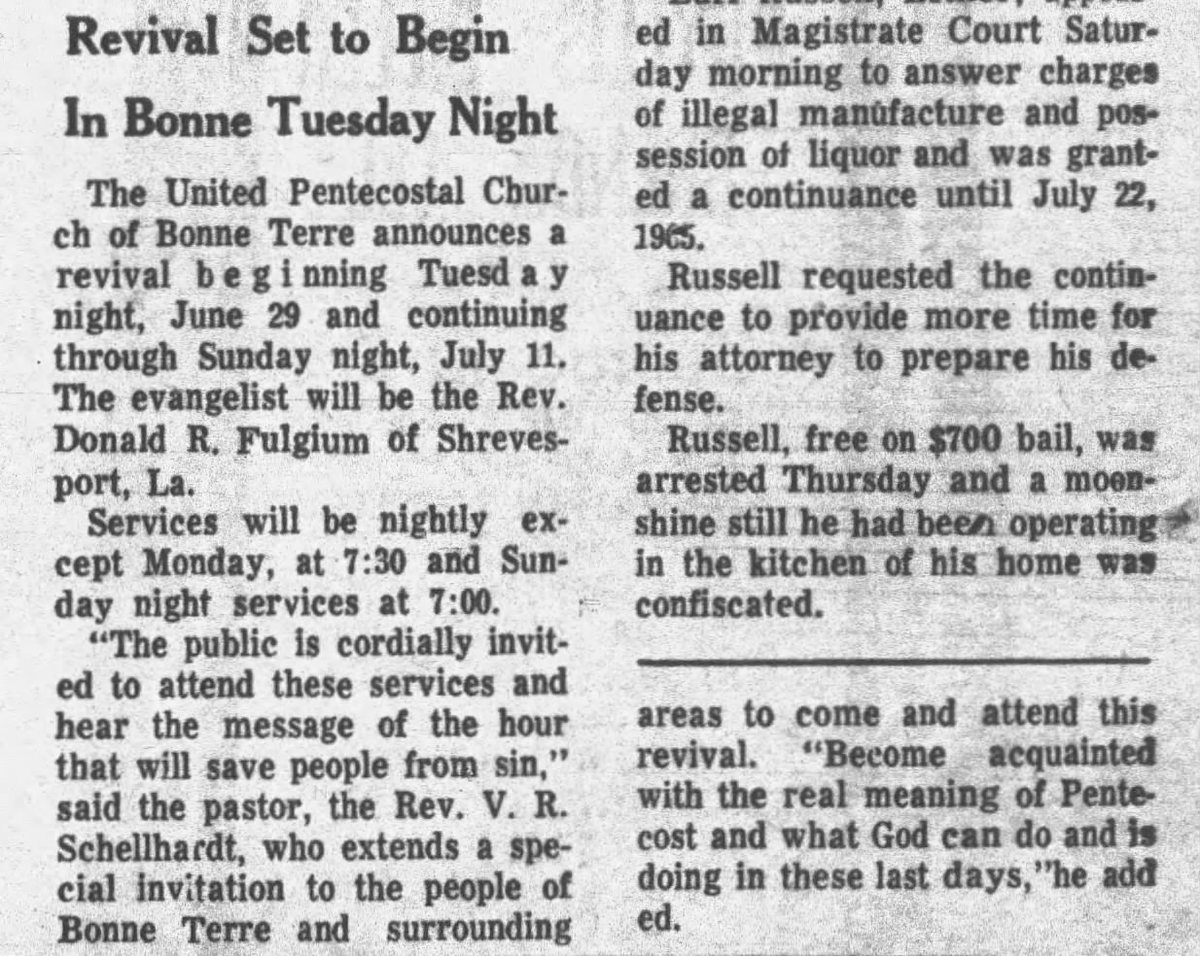 Revival, 1965