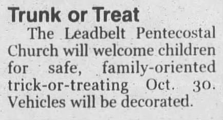 Trunk or Treat, 2006
